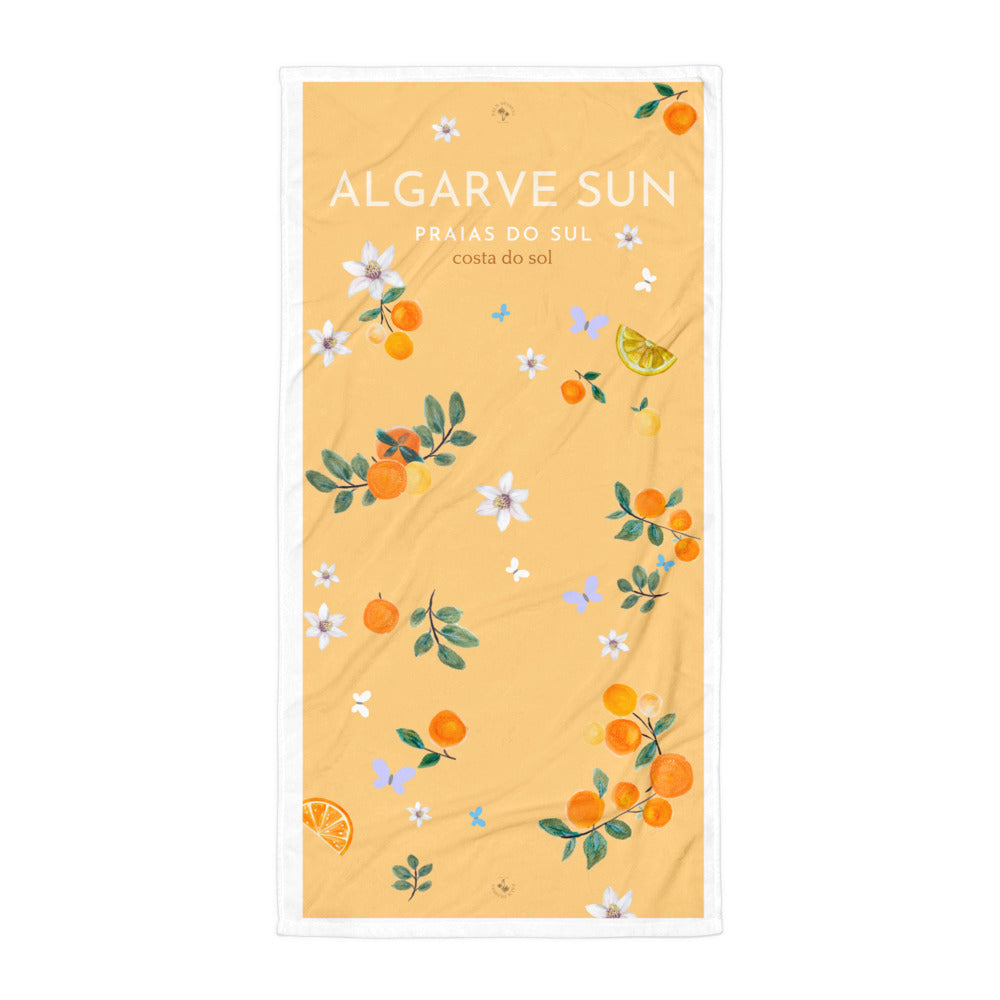 ALGARVE SUN ORANGE beach towel