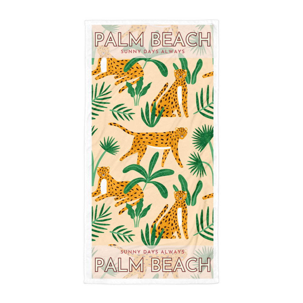 PALM BEACH LEO beach towel