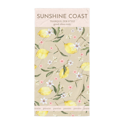 SUNSHINE COAST NUDE beach towel