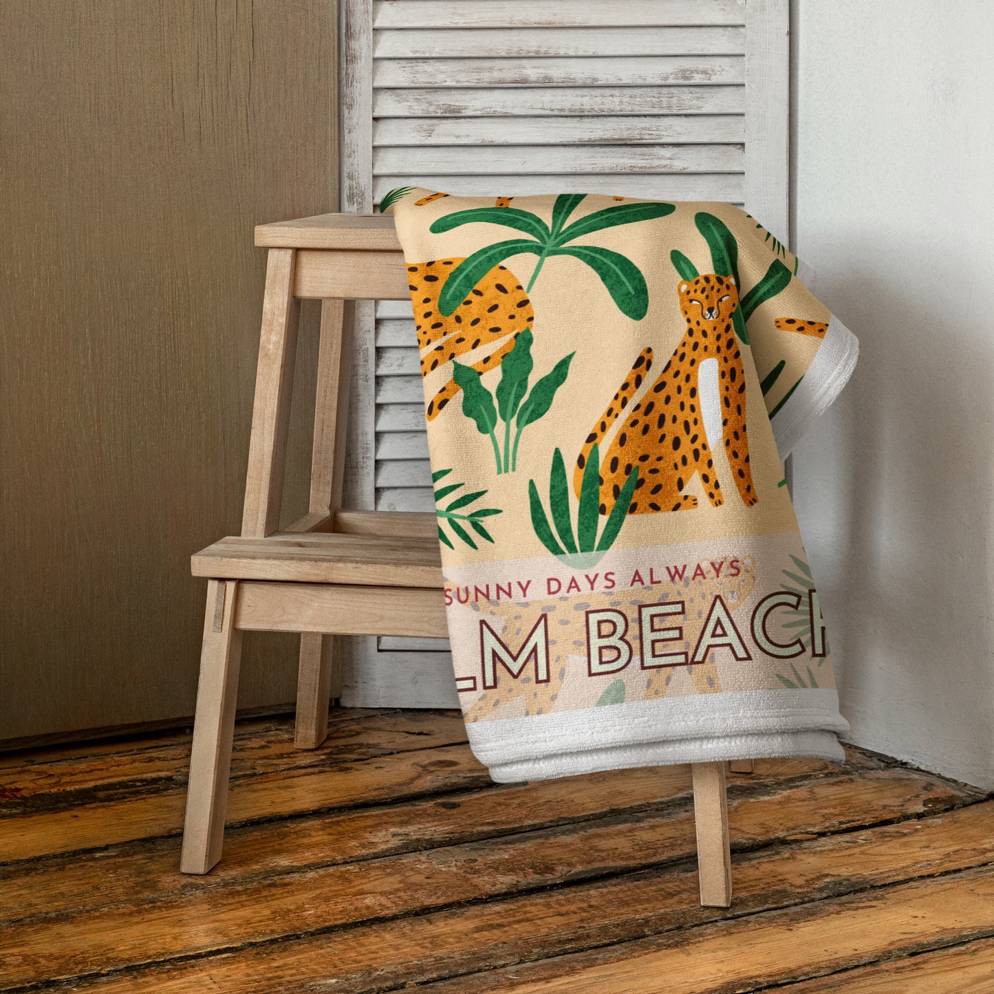 PALM BEACH LEO beach towel