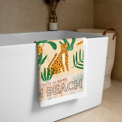 PALM BEACH LEO beach towel