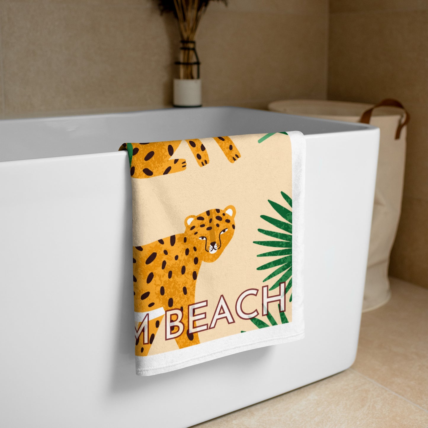 PALM BEACH LEO DUO beach towel