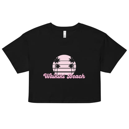 WAIKIKI BEACH ISLAND VIBES crop top